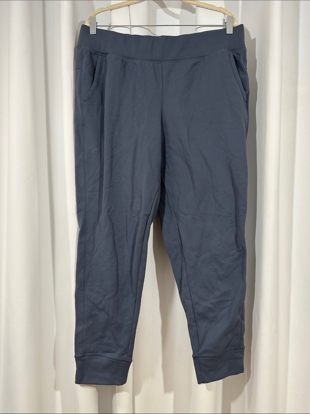 Champion Jogger Pants Size XL Blue Gray Athletic Sweatpants Pockets